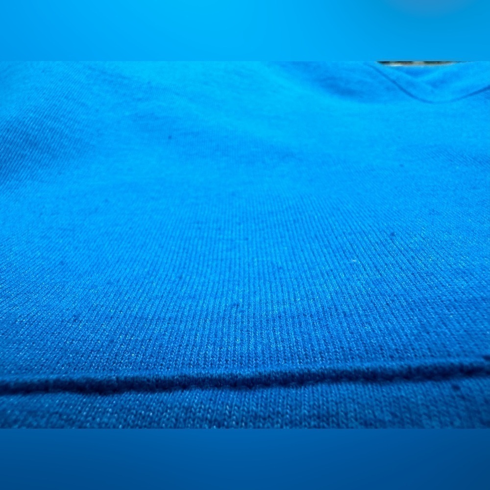 Champion Fleece Hoodie Bright Blue Women’s Size Large - Picture 8 of 10